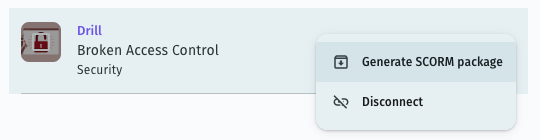 Select learning object